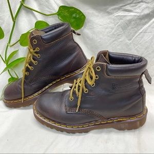 Made In England Dr. Martens 6-Eye Hiking Boots